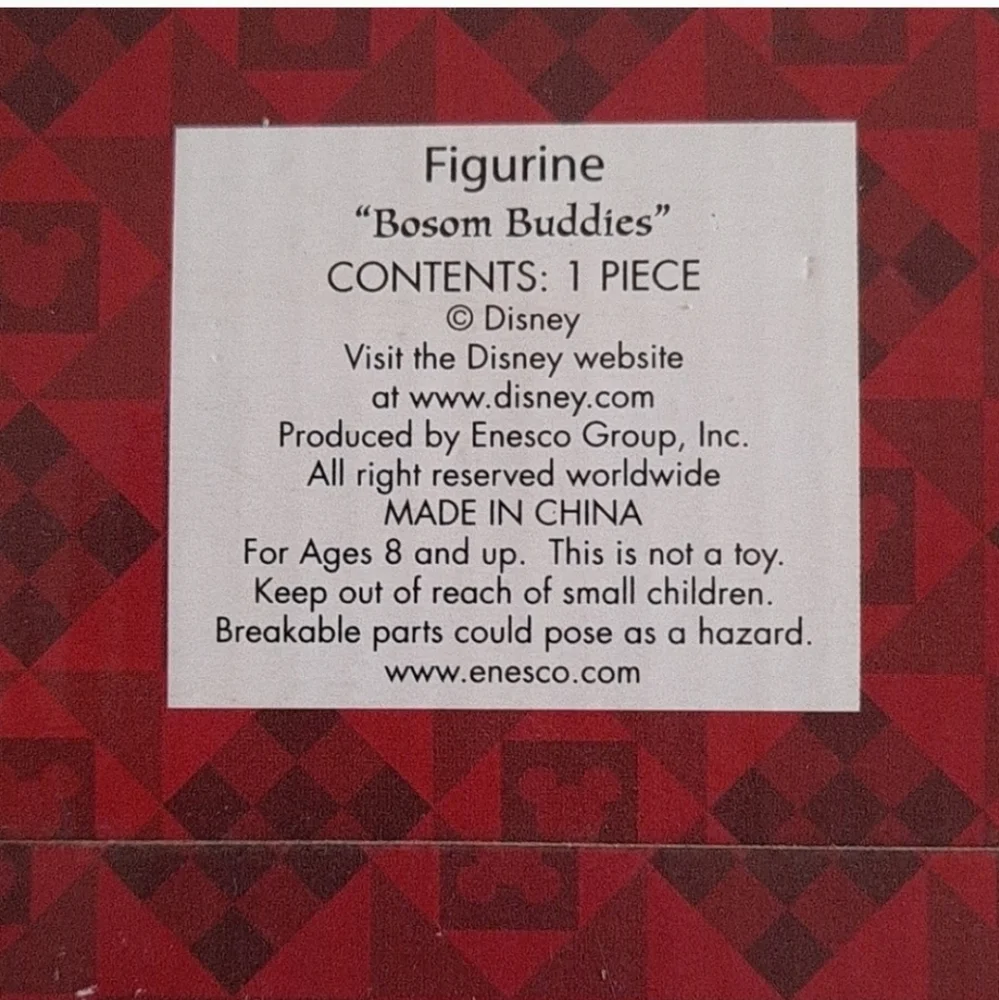 DISNEY TRADITIONS " BOSOM BUDDIES " JIM SHORE JAQ & GUS CINDERELLA MICE RARE - Picture 5 of 6